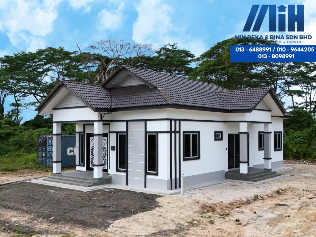 BANGLO SETINGKAT 3 BILIK 3 BILIK AIR(1224KPS) MIH REKA & BINA