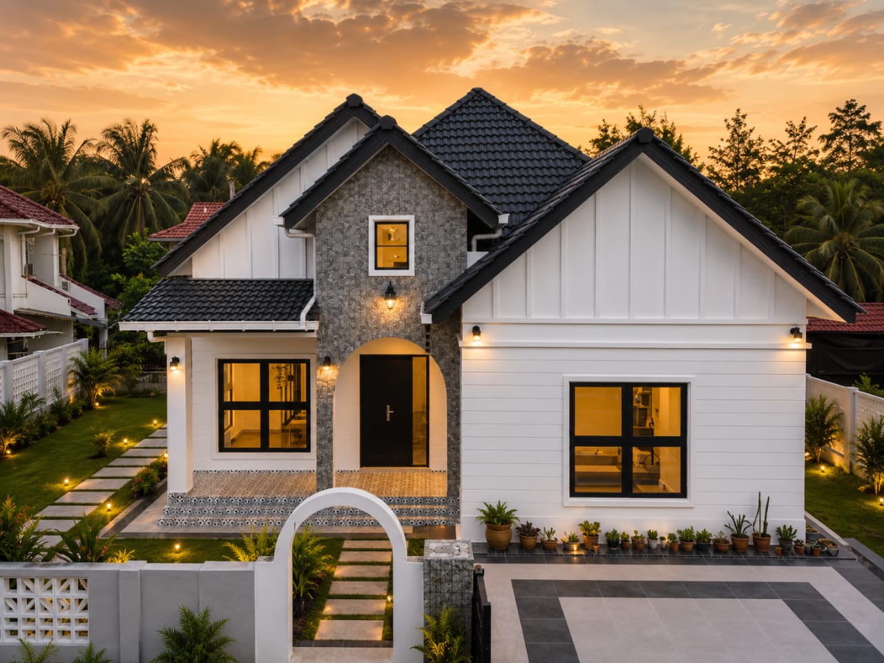 RUMAH BERKONSEPKAN ENGLISH STYLE 